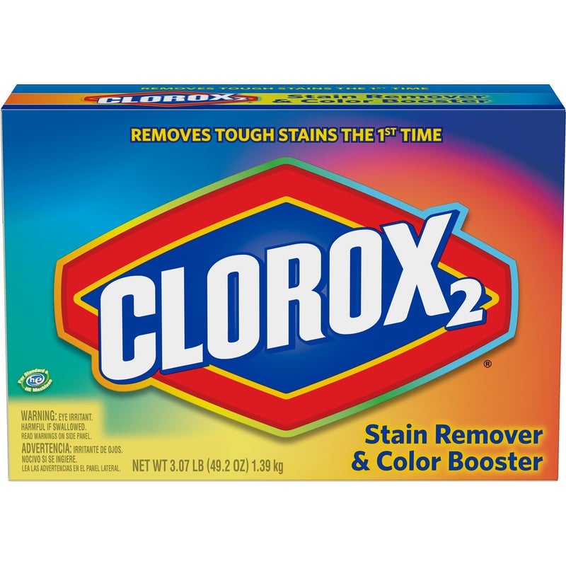 Clorox 2 Laundry Stain Remover and Color Booster Powder, 49.2 Ounces - Image 1